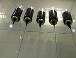 QMUL's pitch drop experiment: the view from the bottom camera